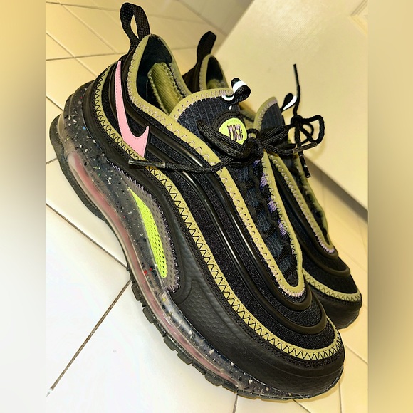#Exclusive #Nike #AirMax97 #SpongeBob #Size 10 1/2 #NoBox #LikeNew - Picture 1 of 11